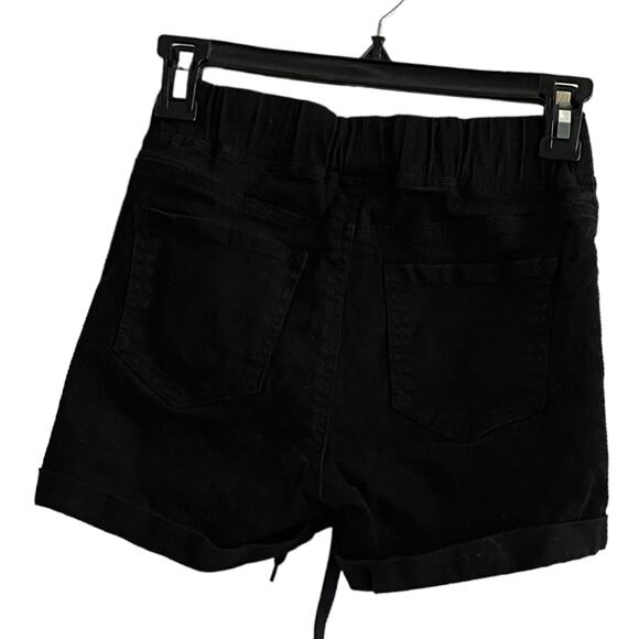 3/$15 Blue Savy Black Distress Black Shorts - Picture 3 of 8